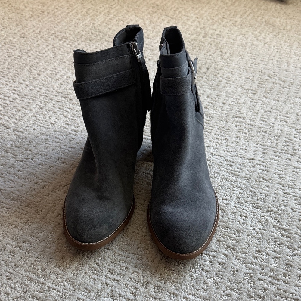 Sam Edelman Charcoal Ankle Booties